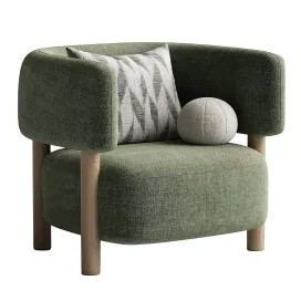 Armchair by karimoku